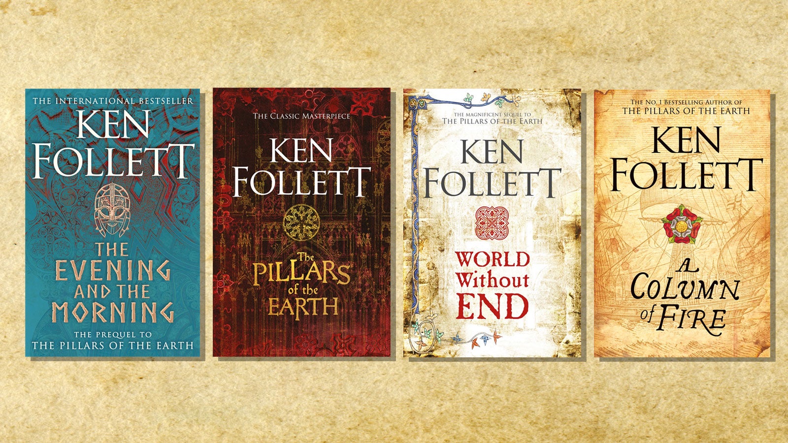 The Kingsbridge Novels book covers