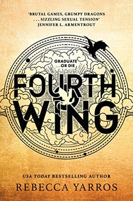 fantasy fiction book reviews Book cover for Fourth Wing