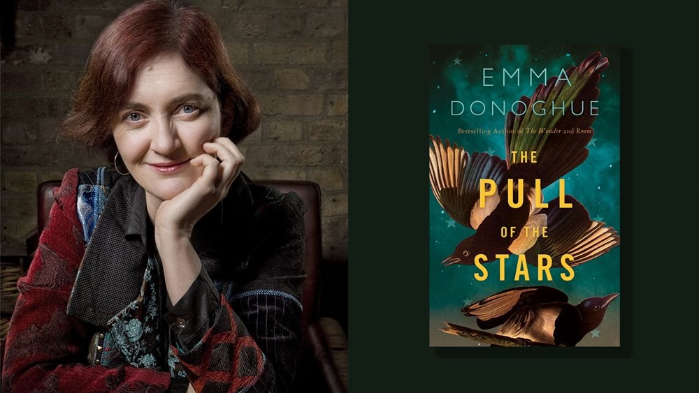 Emma Donoghue and The Pull of the Stars book cover