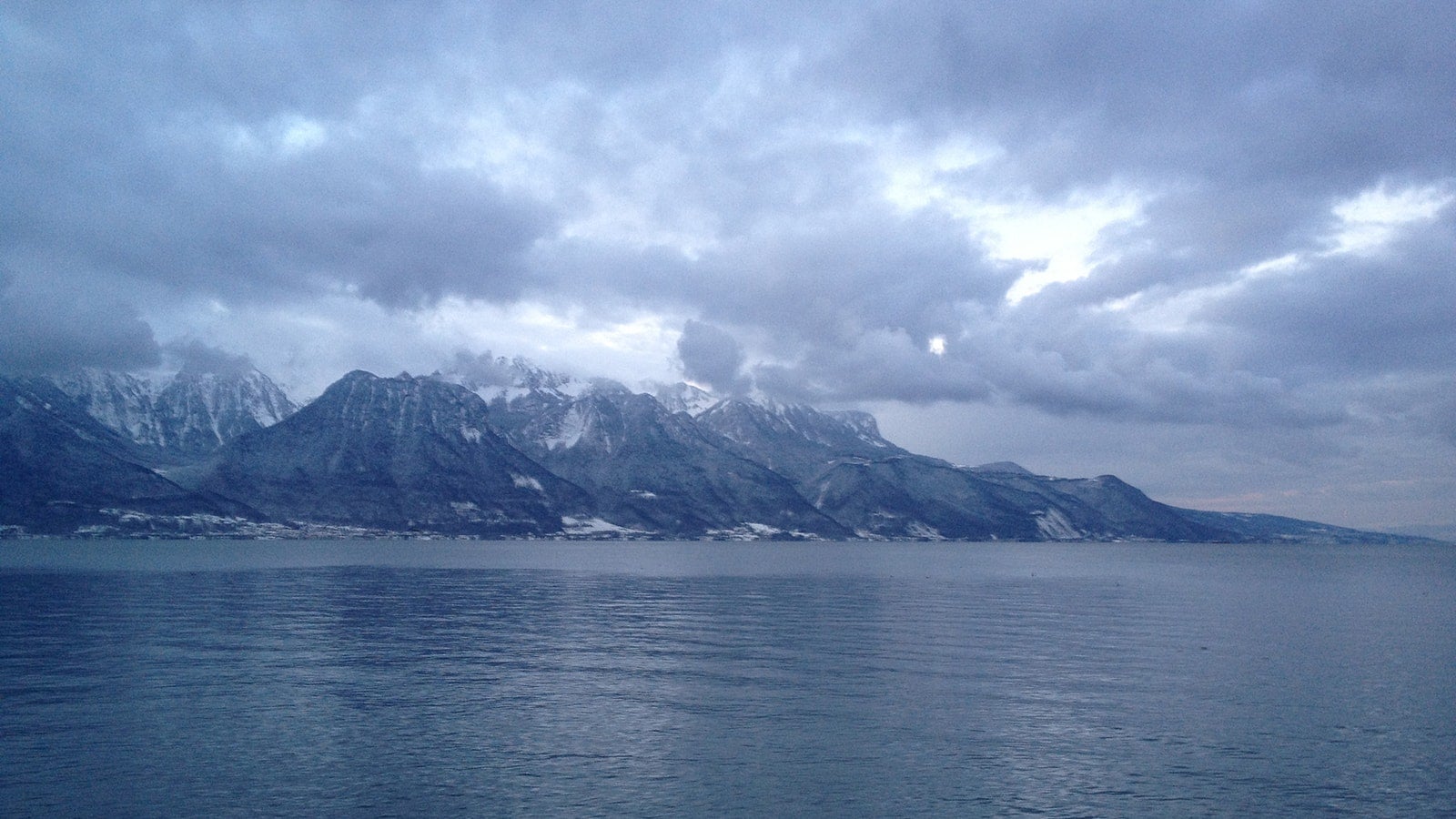 Alps from Lake Geneva