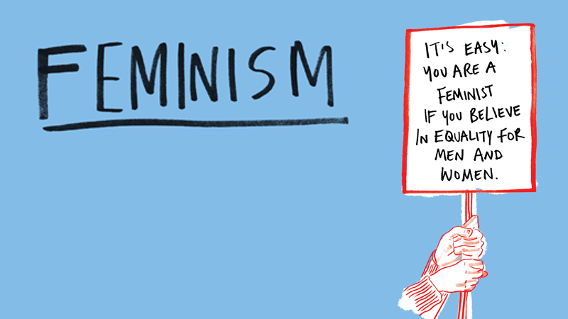Feminism definition illustration