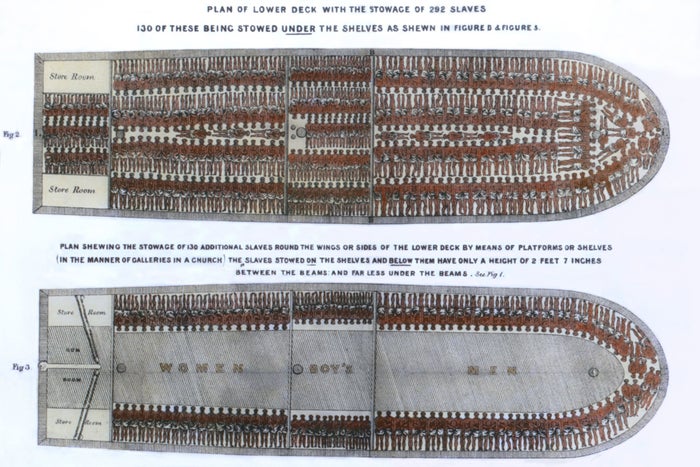 Brooks slave ship illustration