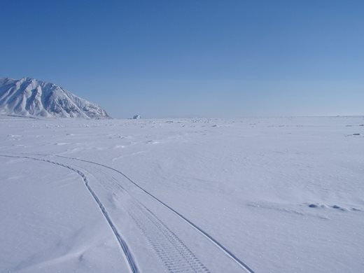 Ellesemere Island Arctic snow