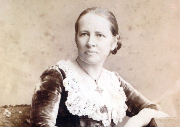 Black and white photograph of Elizabeth Garrett Anderson