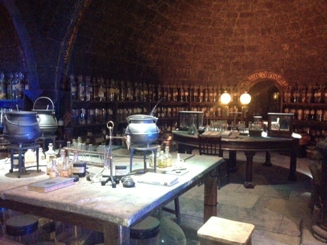 Snape's potions lab