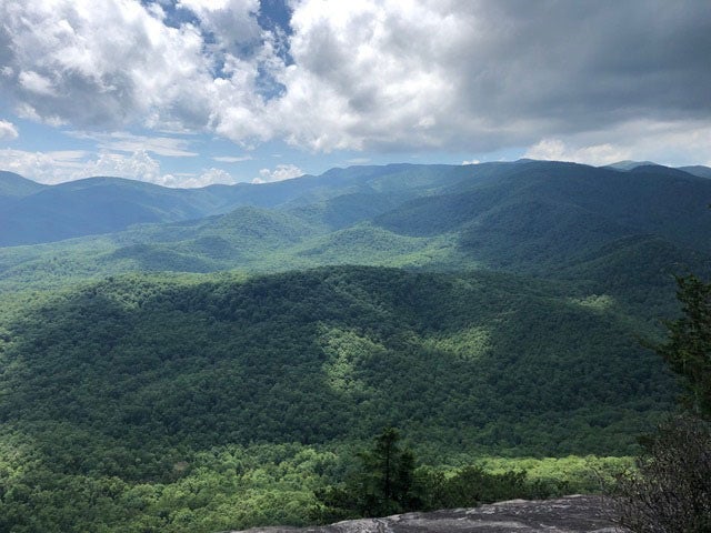 View of the Blue Ridge Mountains View of the Blue Ridge Mountains
