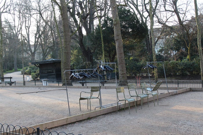 Coat hangers in the Jardin du Luxembourg