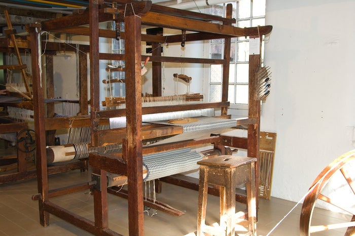 One of the machines at Quarry Bank Mill