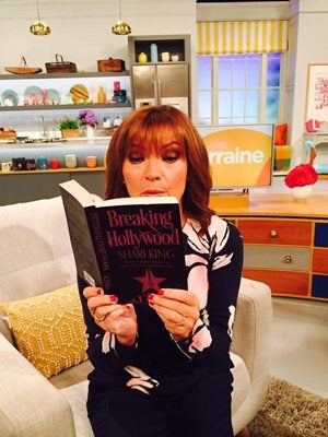 Lorraine Kelly reading Breaking Hollywood
