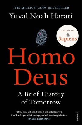 Book cover for Homo Deus 