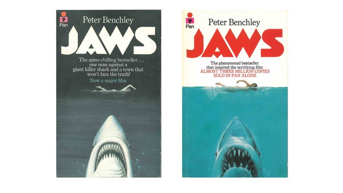 Jaws Film tie in covers