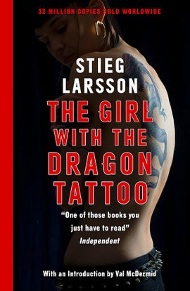 Book cover for The Girl With the Dragon Tattoo