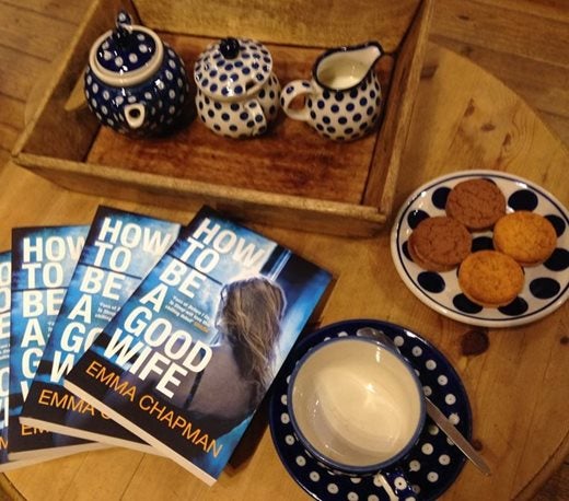 How to be a good wife books, tea cups and biscuits