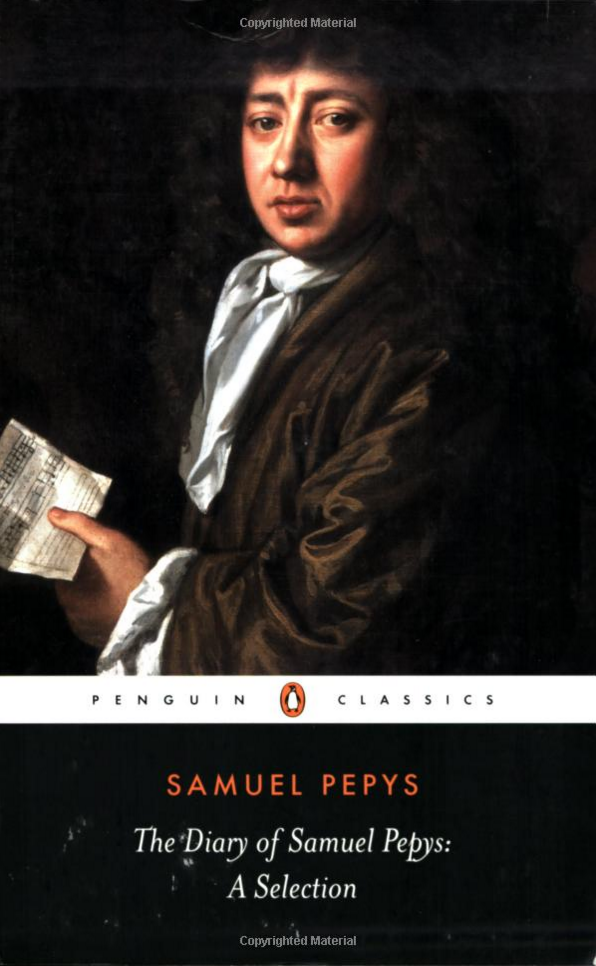 Book cover for The Diary of Samuel Pepys