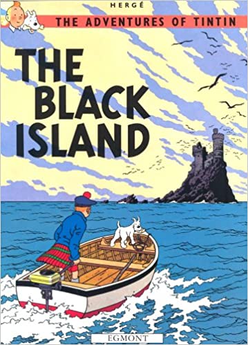 Book cover for The Adventures of Tintin: The Black Island
