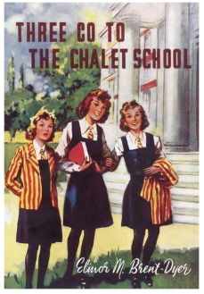 Book cover for Three go to the Chalet School