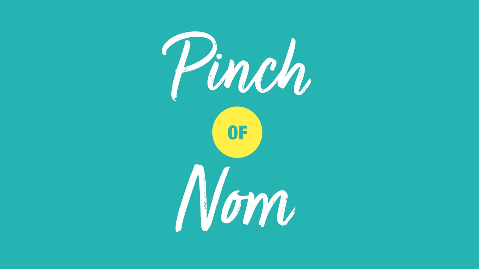 the Pinch of Nom logo on a green background