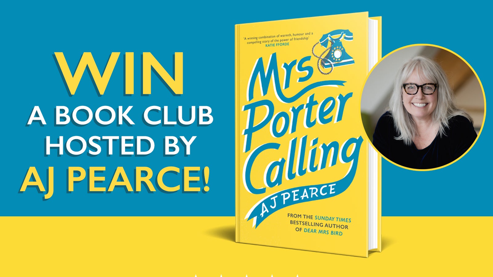 Win a Book Club hosted by AJ Pearce