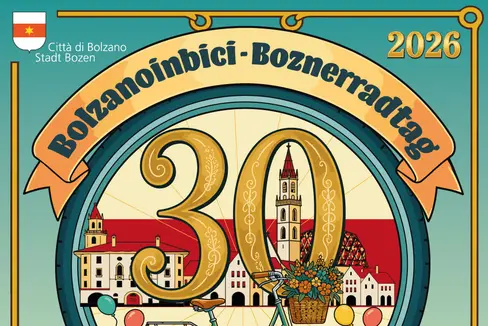 immagine: Flyer di Bolzano in bici 2026 - Comune di Bolzano