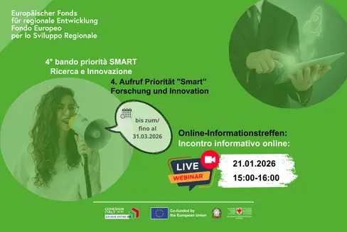 Informationstreffen zum 4. Aufruf - Priorität 1 Smart Forschung und Innovation