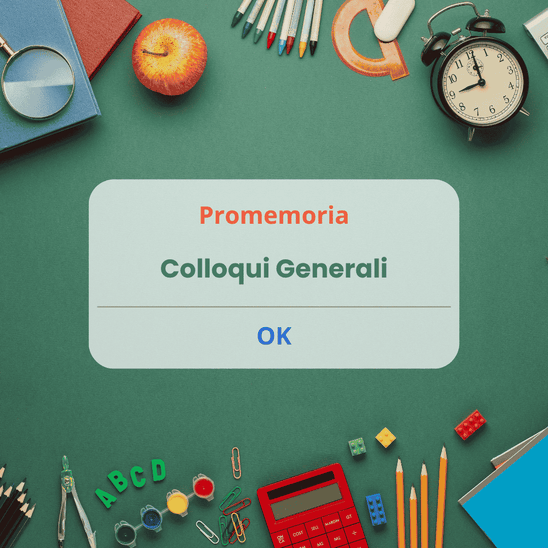 Colloqui Generali immagine copertina. Scuola Alberghiera C.Ritz Colloqui Generali immagine copertina. Scuola Alberghiera C.Ritz