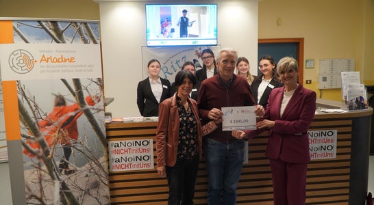 Consegna del ricavato delle Porte Aperte 2025 all’Associazione Ariadne. Consegna del ricavato delle Porte Aperte 2025 all’Associazione Ariadne.