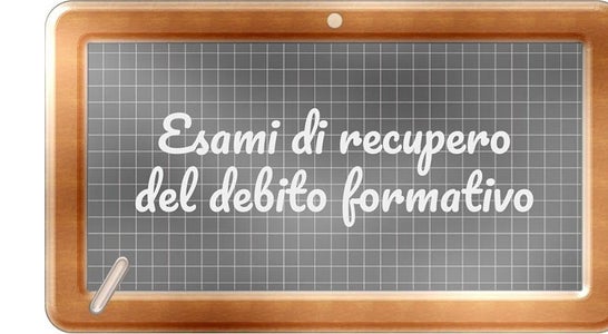 esami di recupero del debito formativo
esami di recupero del debito formativo