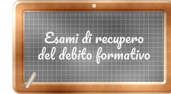 esami di recupero del debito formativo
esami di recupero del debito formativo