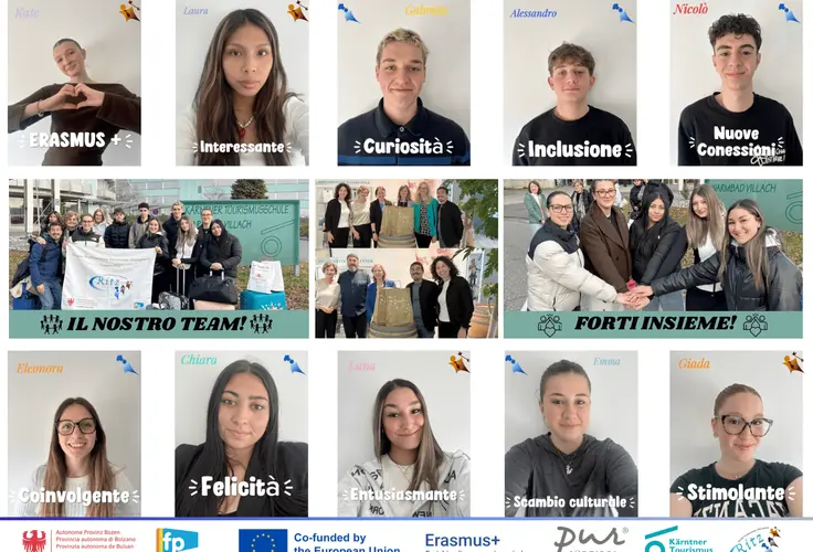 immagine che ritrae i ragazzi che hanno partecipato al Ersmus + in Austria immagine che ritrae i ragazzi che hanno partecipato al Ersmus + in Austria