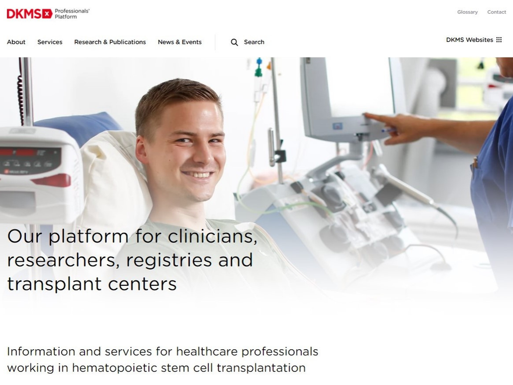 Nowa platforma DKMS dla specjalistów Nowa platforma DKMS dla specjalistów