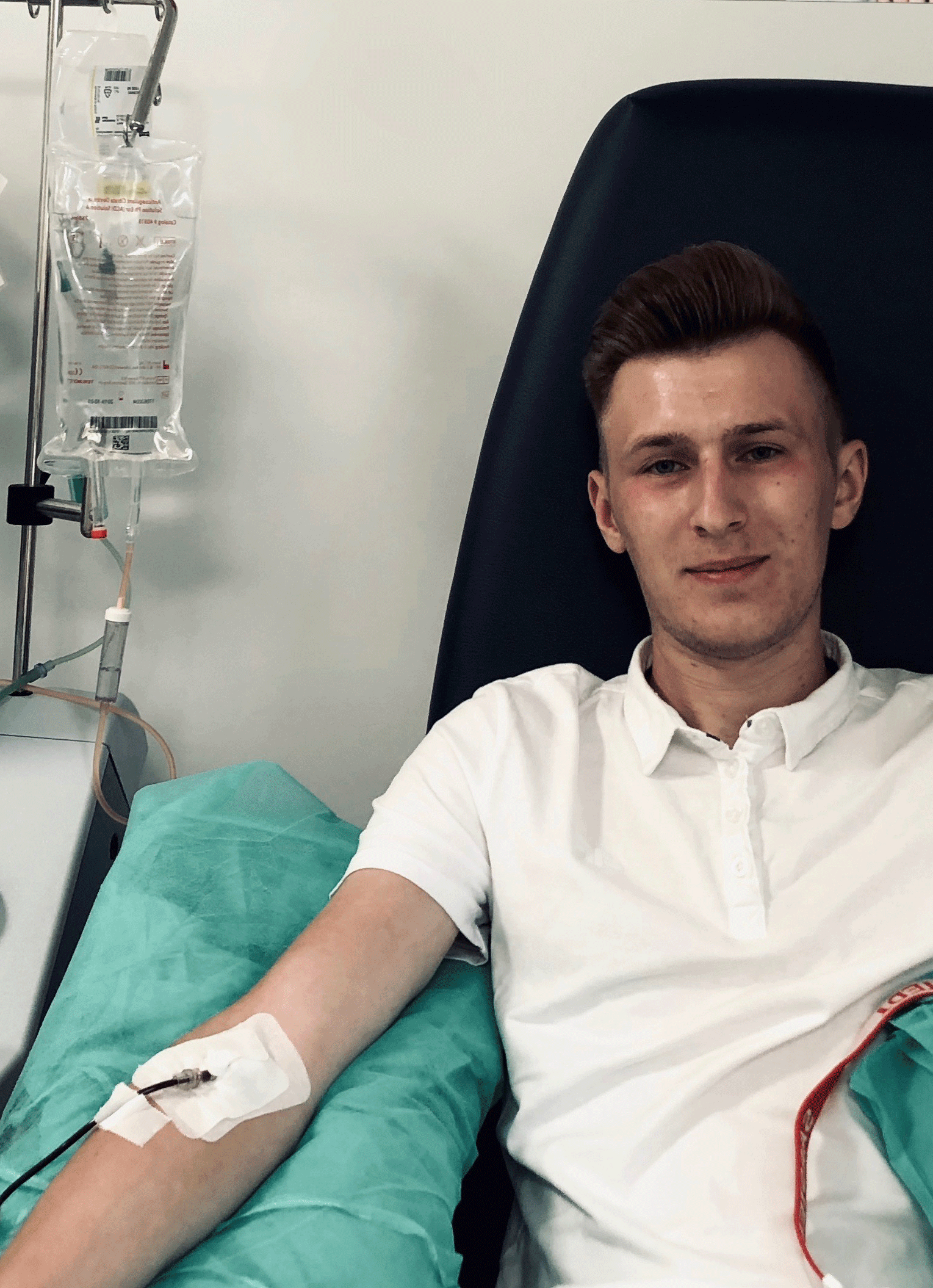 Piotr to dawca, który podzieł się cząstką siebie z potrzebującym przeszczepienia pacjentem dzieli się swopja historia