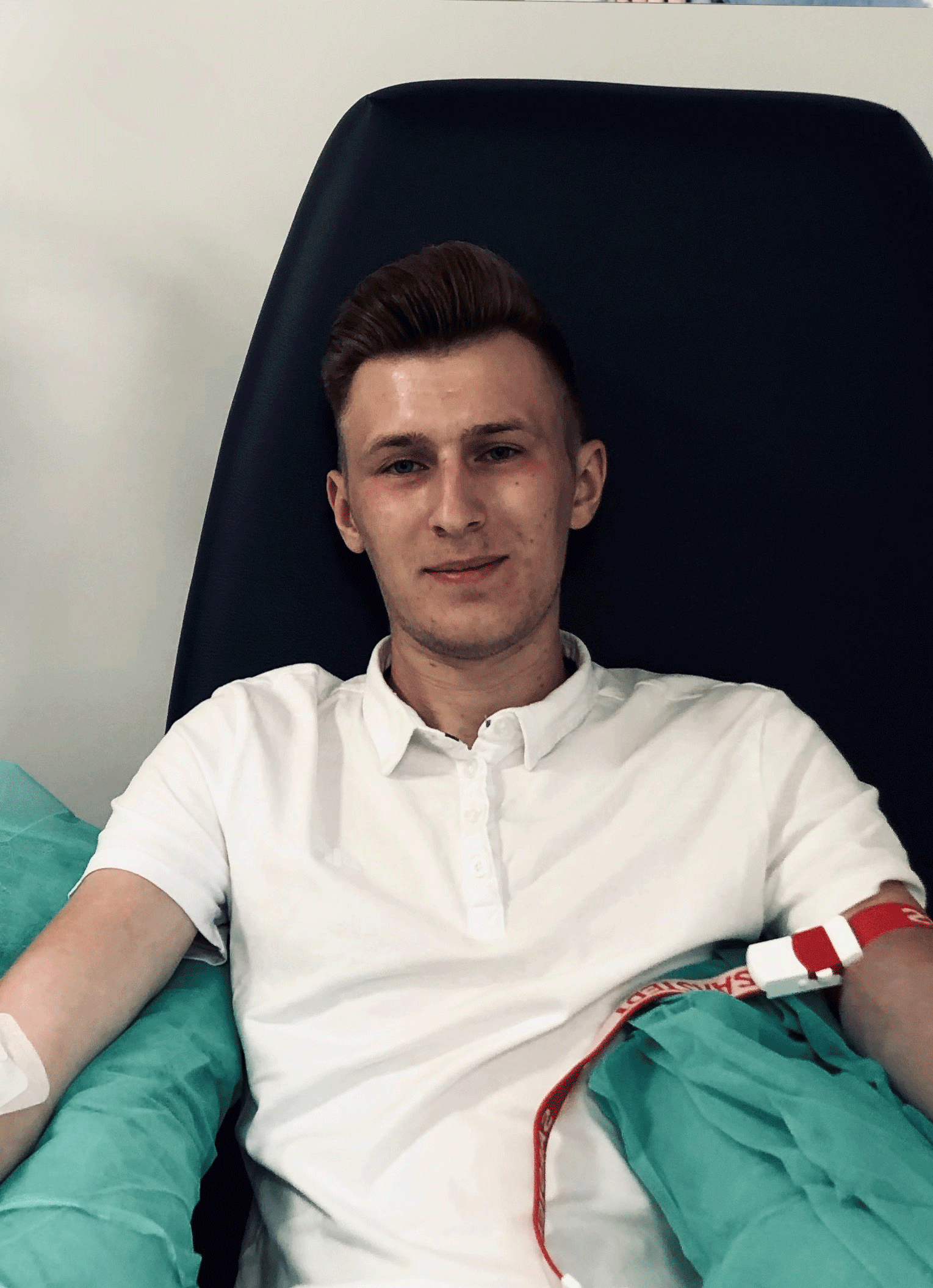 Piotr to dawca, który podzieł się cząstką siebie z potrzebującym przeszczepienia pacjentem dzieli się swopja historia