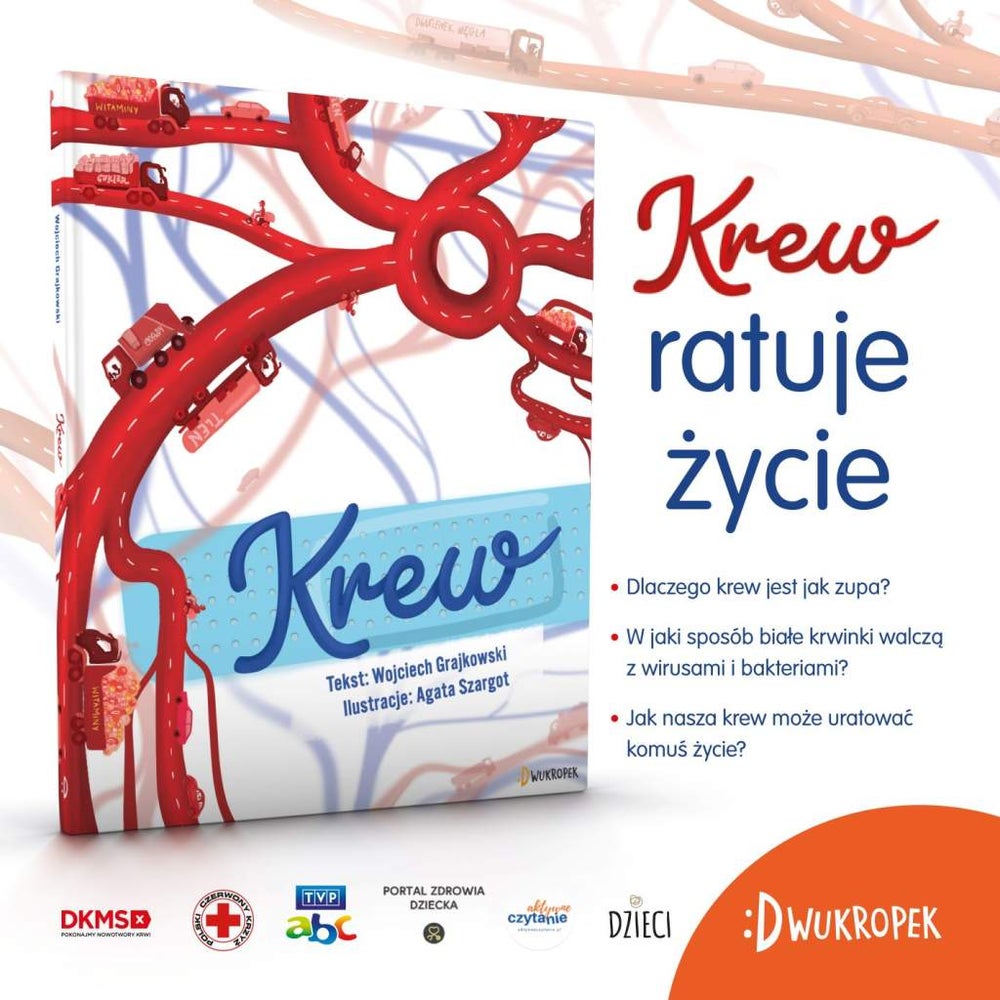 Książka "Krew" Książka "Krew"