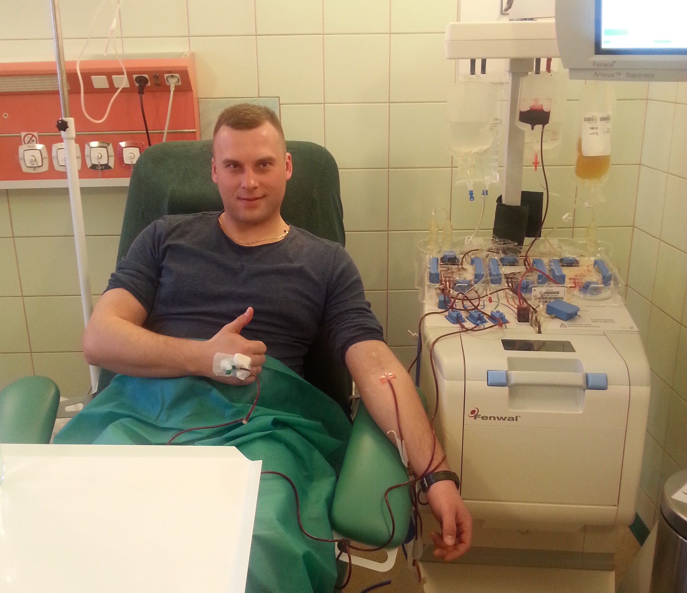 Damian, Dawca komórek macierzystych