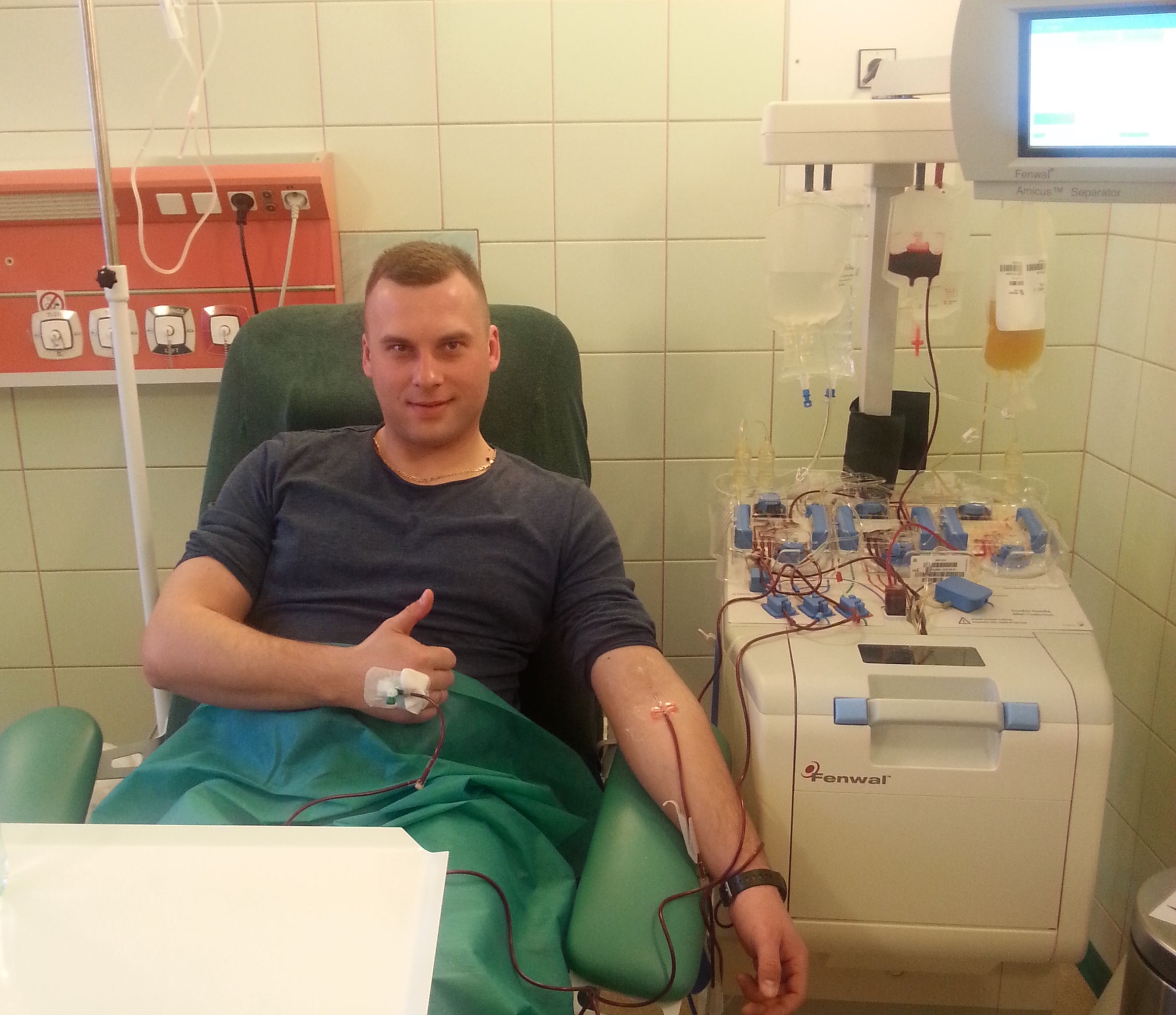 Damian, Dawca komórek macierzystych