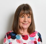 A photograph of Julia Donaldson from the shoulders up.