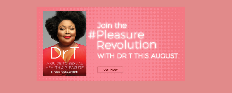 Dr T book cover - Join the #PleasureRevolution with Dr T this August