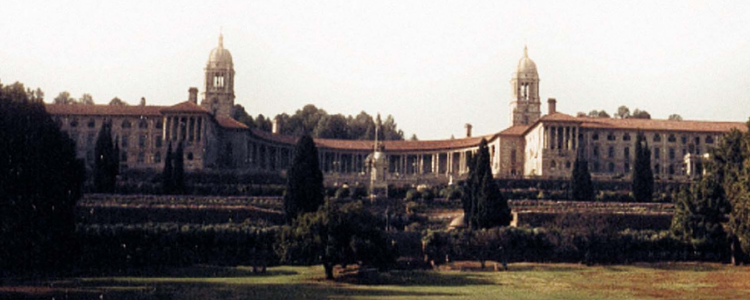 The Union Buildings in Tshwane, South Africa. Photo extracted from the cover of Eight Days in September by Frank Chikane.