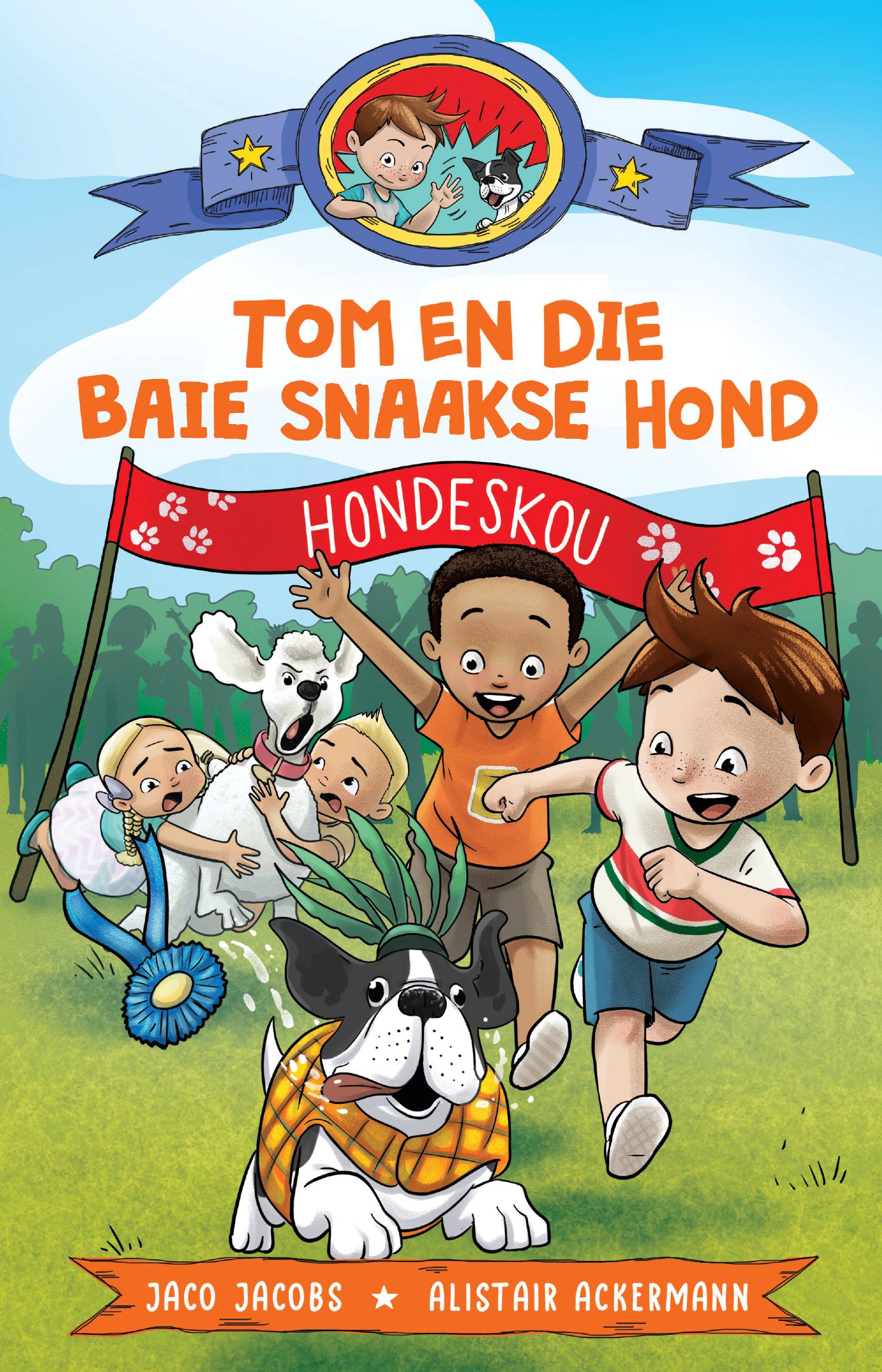 Book cover for Tom en die baie snaakse hond
