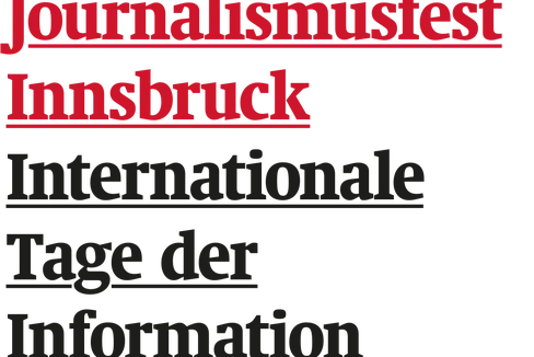 Il 12 maggio, in occasione del Festival del giornalismo di Innsbruck, i rappresentanti dei media del Tirolo, dell'Alto Adige e del Trentino discuteranno dell'importanza dell'Euregio nell'informazione (Foto: ASP)