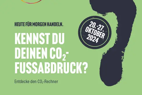 Jeder und jede einzelne kann einen Beitrag zum Klimaschutz leisten: Der CO2-Fußabdruck zeigt auf, wie viele Emissionen mit dem derzeitigen Lebensstil ausgestoßen werden und wo Verbesserungspotential besteht. (Grafik: LPA)
