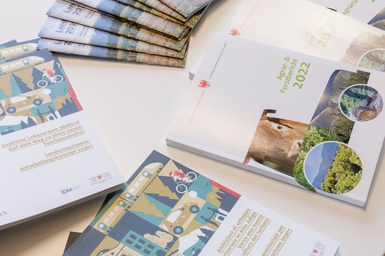 Numerose le pubblicazioni curate dal Dipartimento dell'assessore Arnold Schuler nel corso di questa legislatura (Foto: ASP/Tiberio Sorvillo)