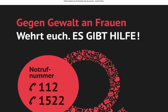 Sensibilizzare ed informare: la Commissione provinciale per le pari opportunità si impegna attivamente contro la violenza sulle donne. (Foto: ASP)