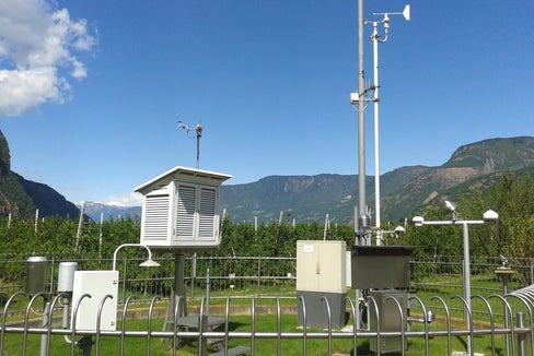 La temperatura più alta del mese di luglio, 36,5 gradi Celsius, è stata misurata nella stazione meteorologica di Laimburg il 10 luglio scorso (Foto: ASP/Ufficio Meteorologia e prevenzione valanghe)