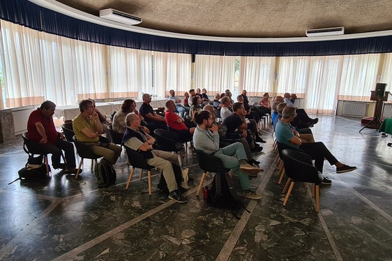 Rund 30 Mitglieder des Italienischen Glaziologischen Komitees (Comitato Glaciologico Italiano) tagten am Wochenende im Circolo Unificato des Heeres in Meran. (Foto: LPA/Christoph Oberschmied)