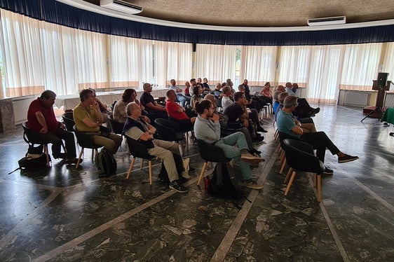 Rund 30 Mitglieder des Italienischen Glaziologischen Komitees (Comitato Glaciologico Italiano) tagten am Wochenende im Circolo Unificato des Heeres in Meran. (Foto: LPA/Christoph Oberschmied)