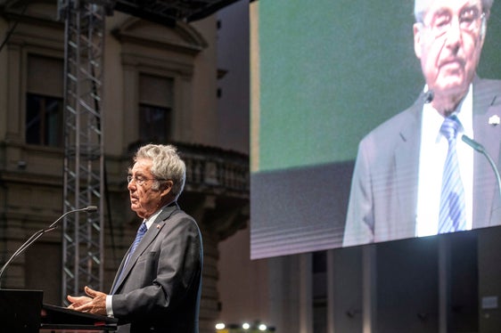 Der ehemalige österreichische Bundespräsident Fischer: Das Gruber-Degasperi-Abkommen war die Grundlage eines langen und schwierigen Weges, an dessen Ende eine positive und friedliche Lösung stand. (Foto: LPA/Ivo Corrà)