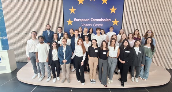 Una visita alla Commissione europea è d'obbligo nell'ambito dell'EuregioBrusselsSchool. (Foto: Euregio)