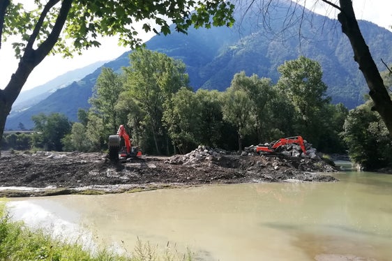I Bacini montani stanno adottano le misure necessarie ad eliminare la pianta invasiva Elodea nuttallii dal Laghetto di Rablà (Foto: ASP/Ufficio sistemazione bacini montani Ovest dell'Agenzia per la Protezione civile)