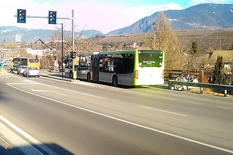 Am 7. Oktober werden die Ampelsysteme für den Metrobus getestet. Erhöhte Vorsicht ist geboten. (Foto: LPA/Enrico Croce)